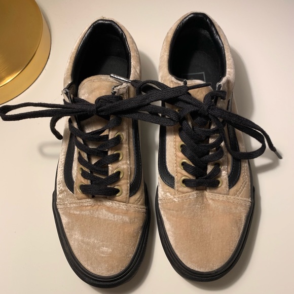 Vans Shoes - Champagne Velvet Vans